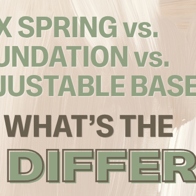 Box Spring vs. Foundation vs. Adjustable Base: What's the Difference?- Blog by Cleo's Furniture