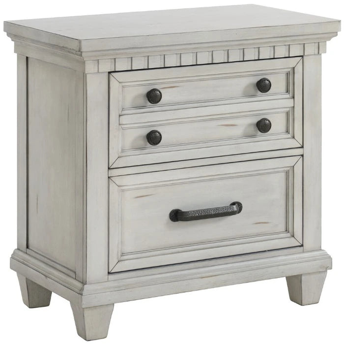 McCoy Antique White Nightstand
