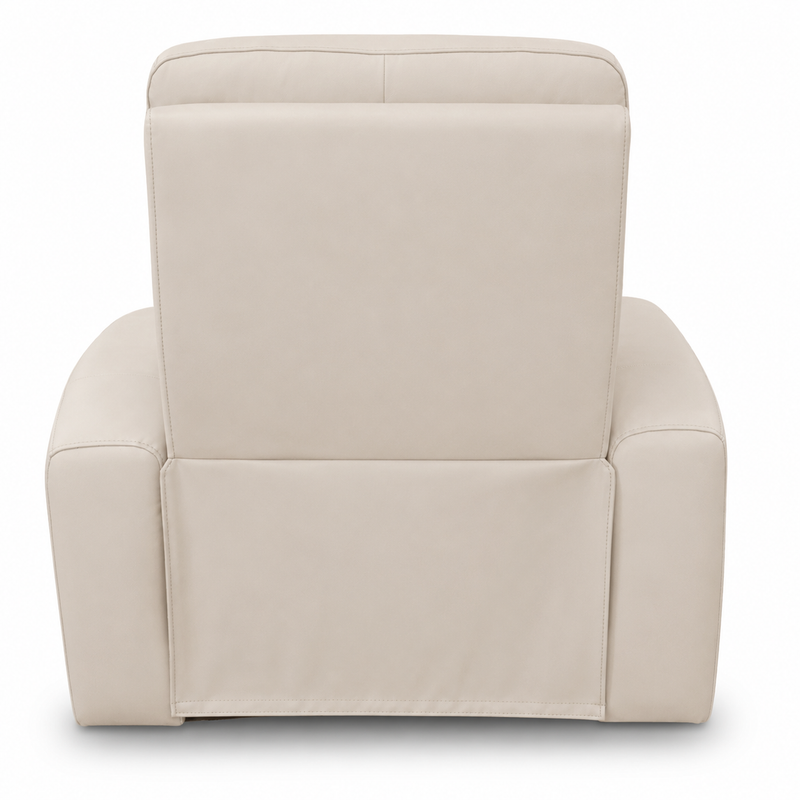 Austin Leather White Recliner
