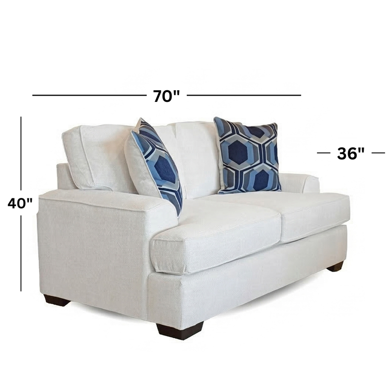 Bowie Sugar Loveseat