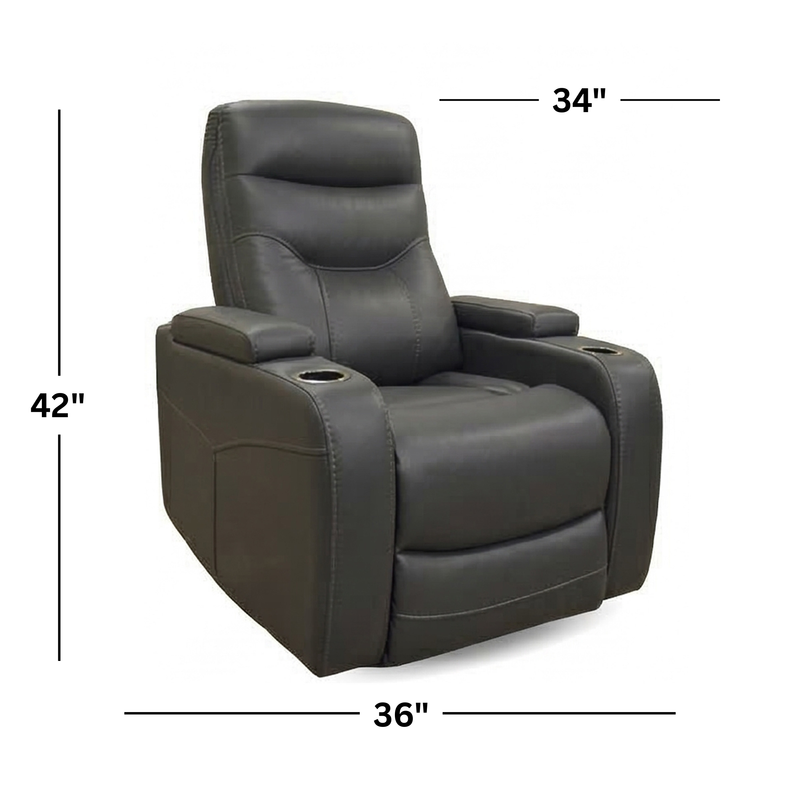 Chimera Grey Zero Gravity Power Recliner