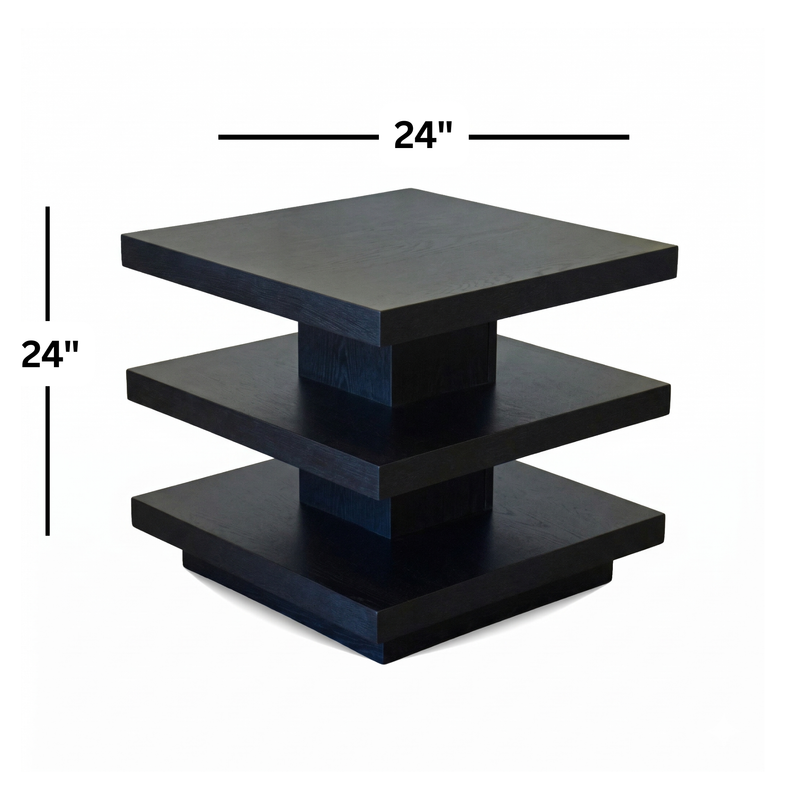 Canyon Black End Table