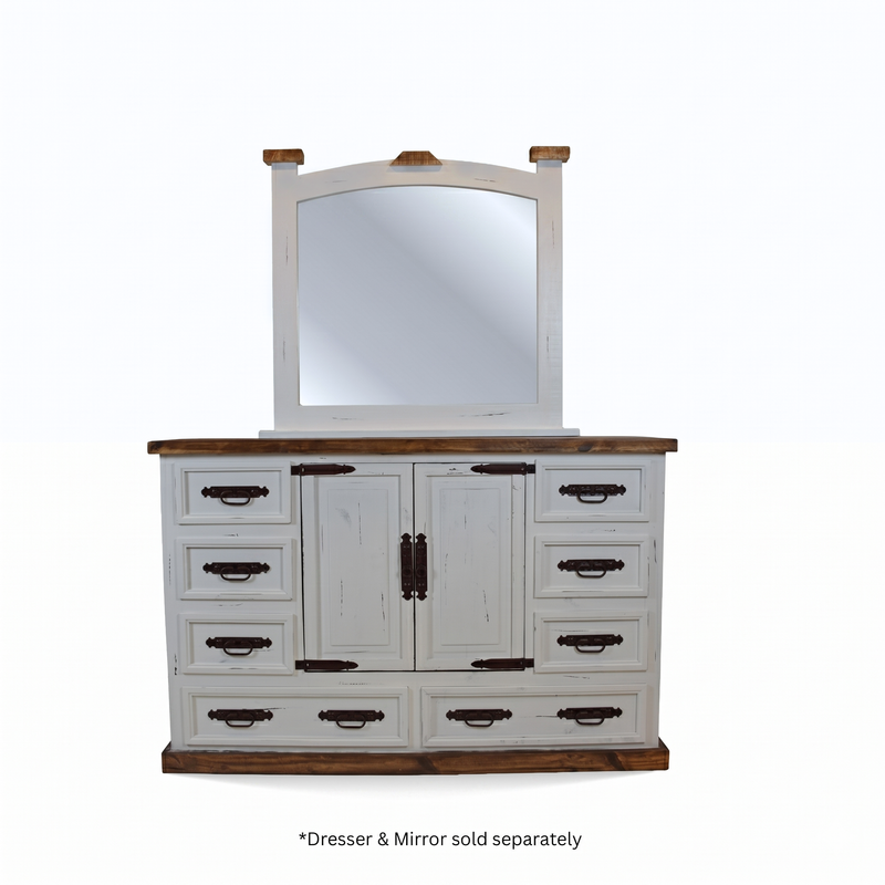 Antique White Mansion Dresser Only