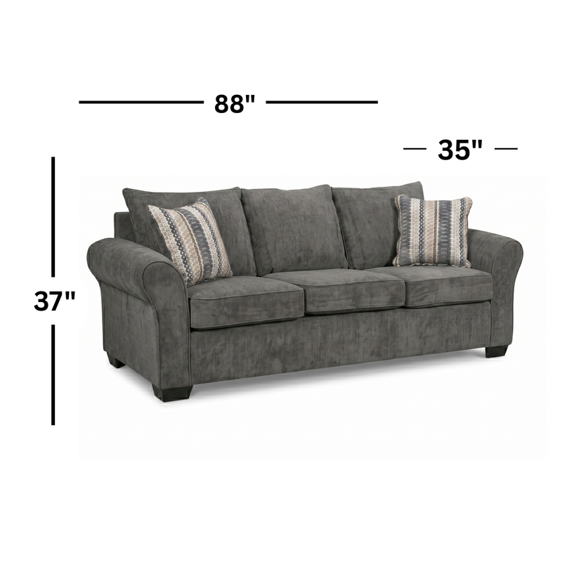 Britta Grey Stone Sofa