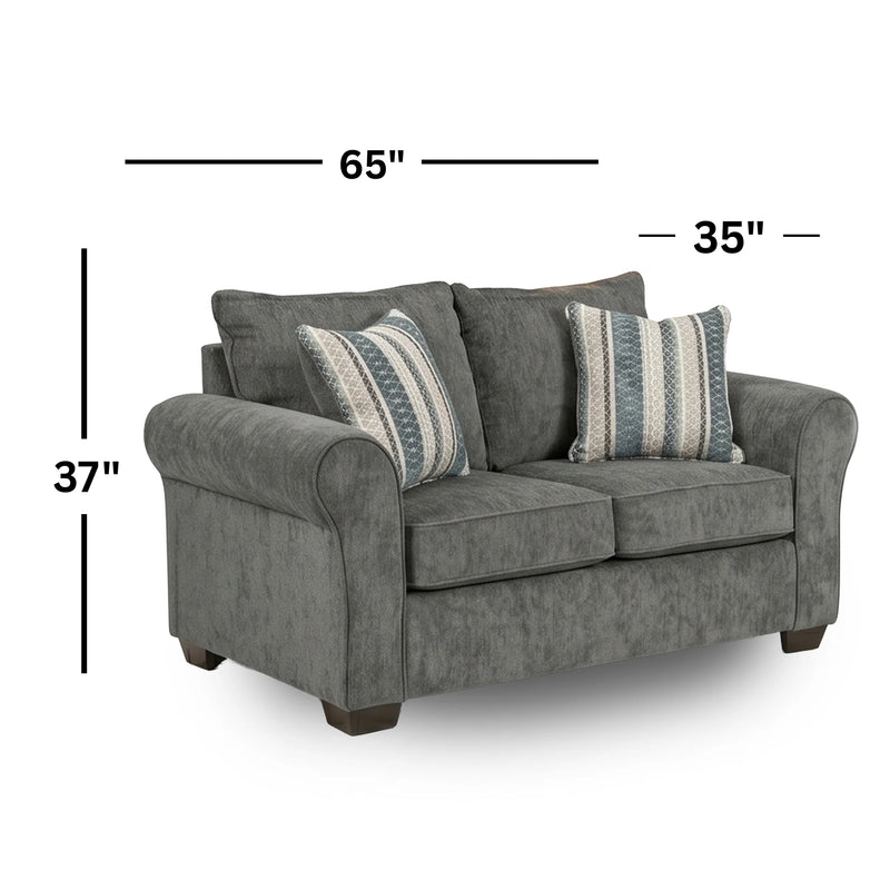 Free Britta Grey Stone Loveseat w/ Purchase of Britta Grey Stone Sofa
