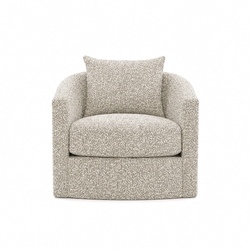 Becker Oatmeal Swivel Chair