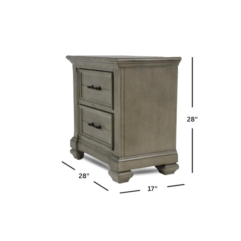 Farrin Grey Nightstand