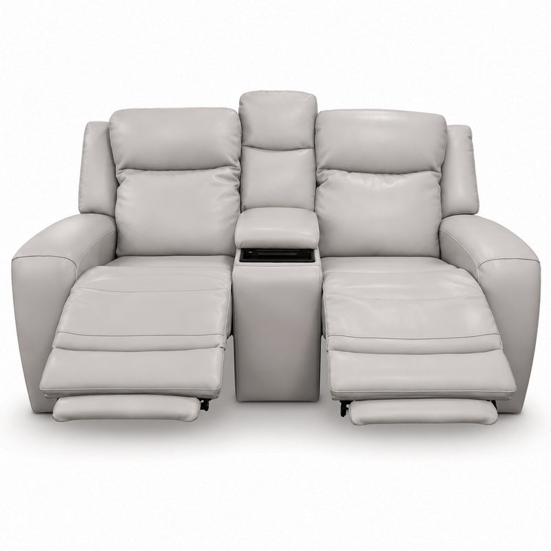 Bolero Fog Zero Gravity Power Reclining Loveseat w/ Wireless Charger
