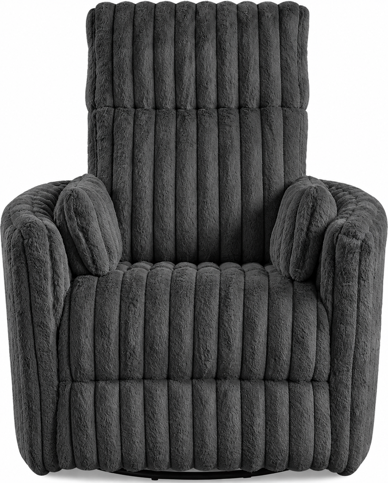 Gunmetal Swivel Glider Recliner