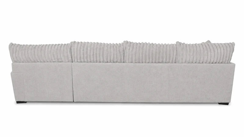 FREE Armless Chair & Ottoman with purchase of the Mondo Tweed 3 Pc Sectional
