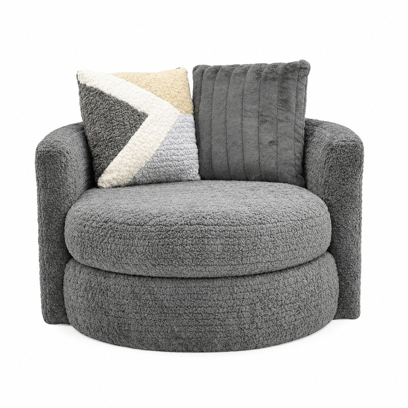Doodle Iron Swivel Chair