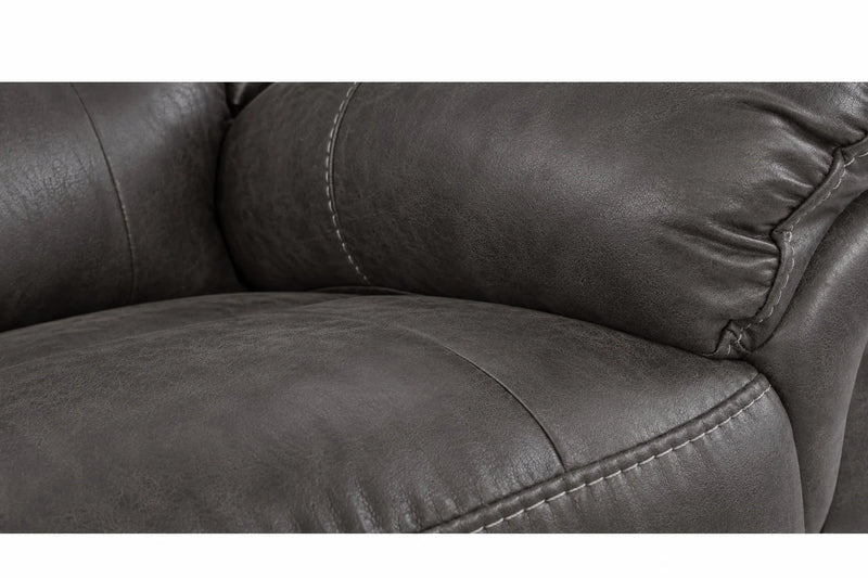 Buy the Cowboy Granite Reclining Sofa, get the Cowboy Granite Recliner FREE, and Get the Cowboy Granite Loveseat HALF OFF