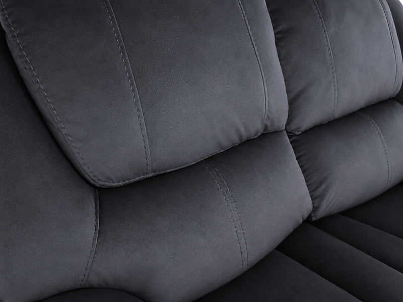 Aspen Indigo Reclining Sofa