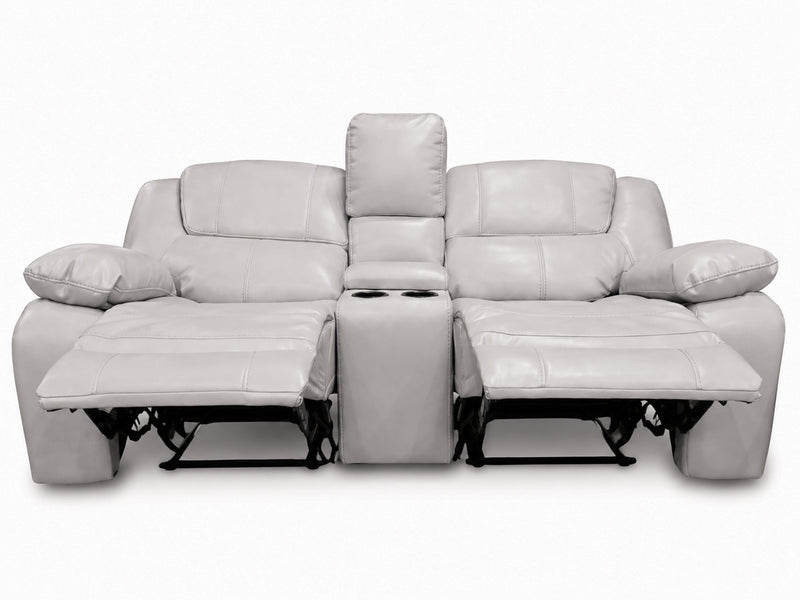 Bolero Fog Manual Reclining Console Loveseat