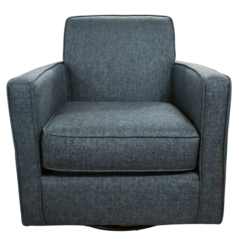 Grande Blue Swivel Chair