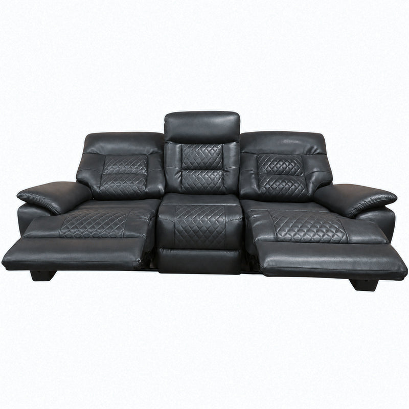 Trinidad Pebble Grey Dual Power Reclining Sofa