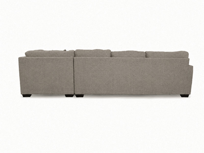 Bri Pewter Two Piece Sectional