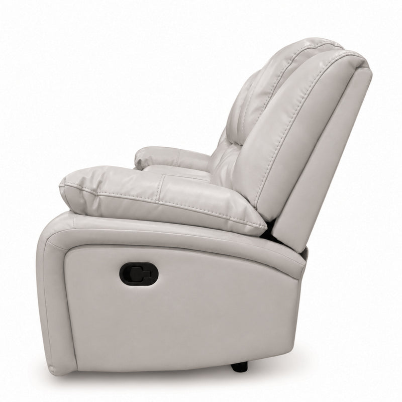 Bolero Fog Manual Reclining Console Loveseat