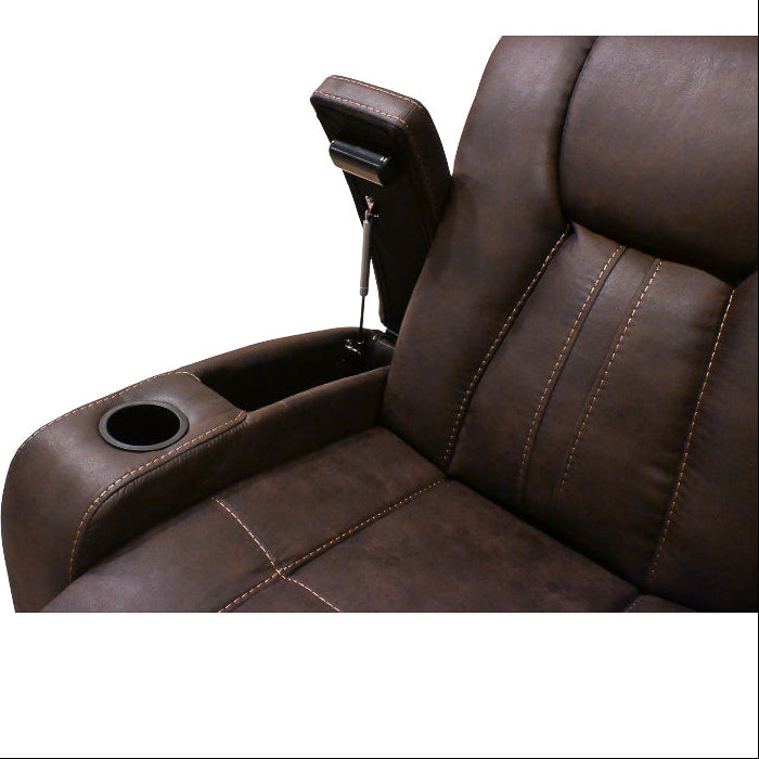 Cowboy Brown Recliner — Cleo's Furniture