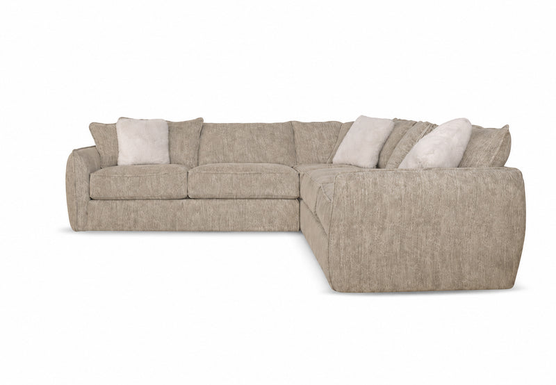 Bucktown 3Pc Sectional Parchment
