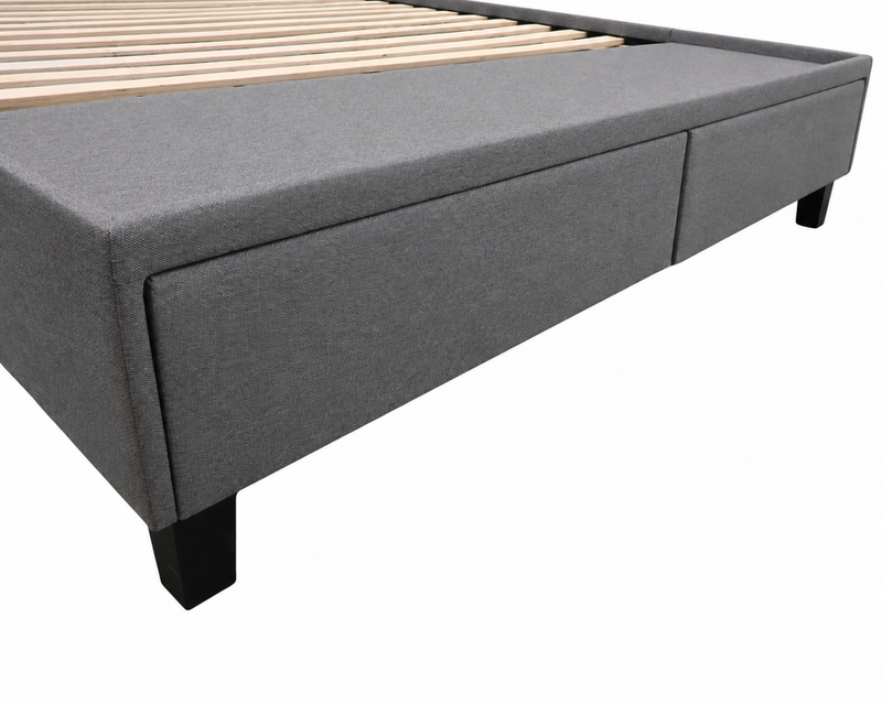 Iris Stone Queen Panel Storage Bed