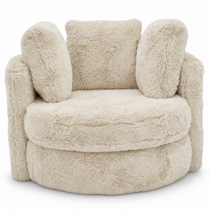 Yakety Yak Sand Fur Swivel Pod