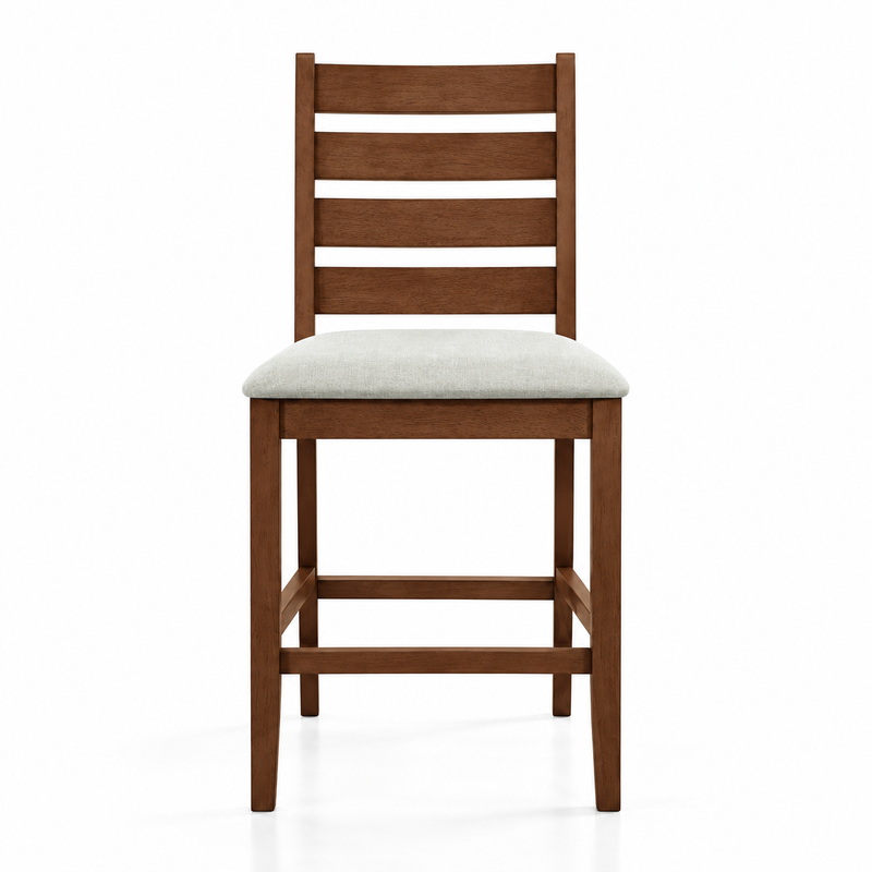 Pascal Walnut Ladderback Counter Chair
