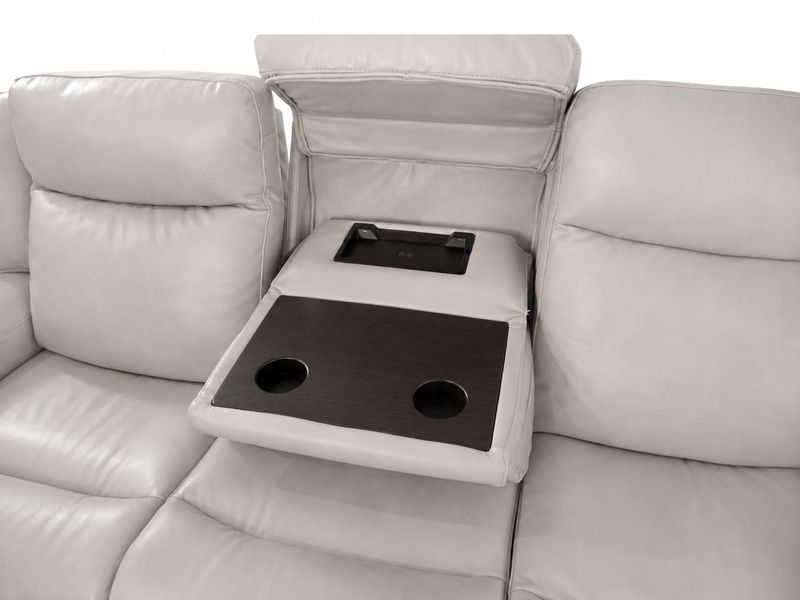 Bolero Fog Zero Gravity Power Reclining Sofa
