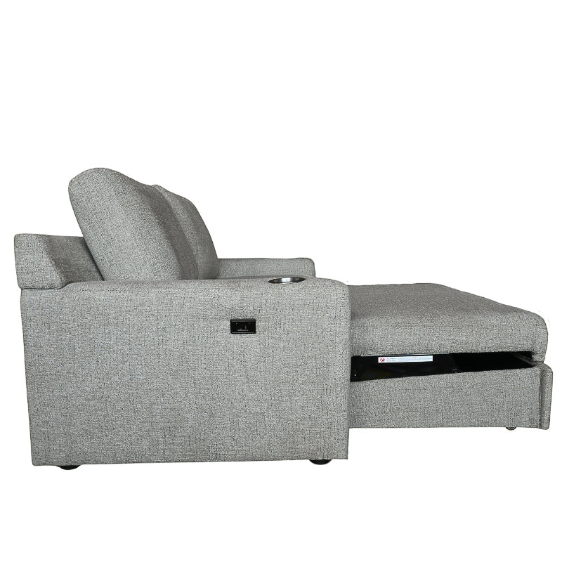 Bryce Pop Up Sleeper Love Seat W/ Two Stainless Steel Cup Holders