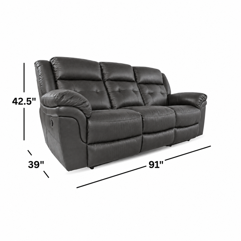 Cowboy Granite Reclining Sofa