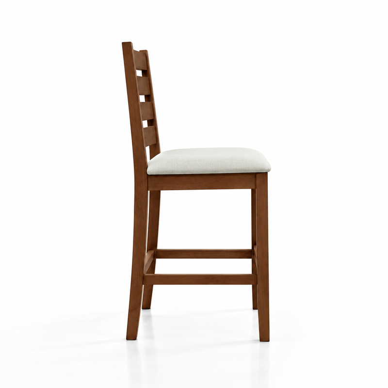 Pascal Walnut Ladderback Counter Chair