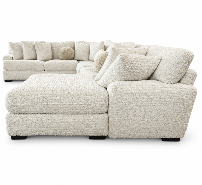 Doodle Ivory 3pc Sectional