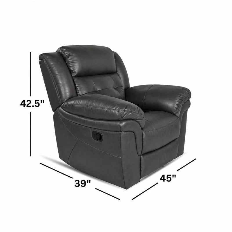 Buy the Cowboy Granite Reclining Sofa, get the Cowboy Granite Recliner FREE, and Get the Cowboy Granite Loveseat HALF OFF