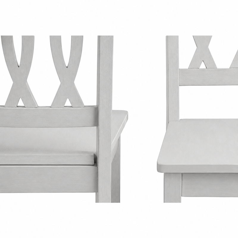 Naples White Side Chair