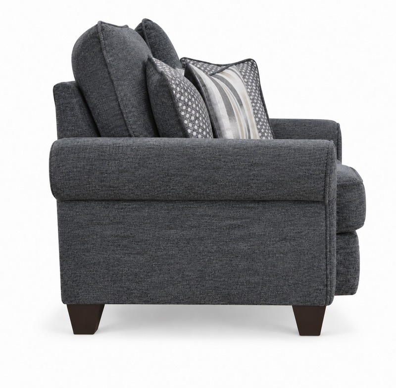 Flannery Charcoal Loveseat