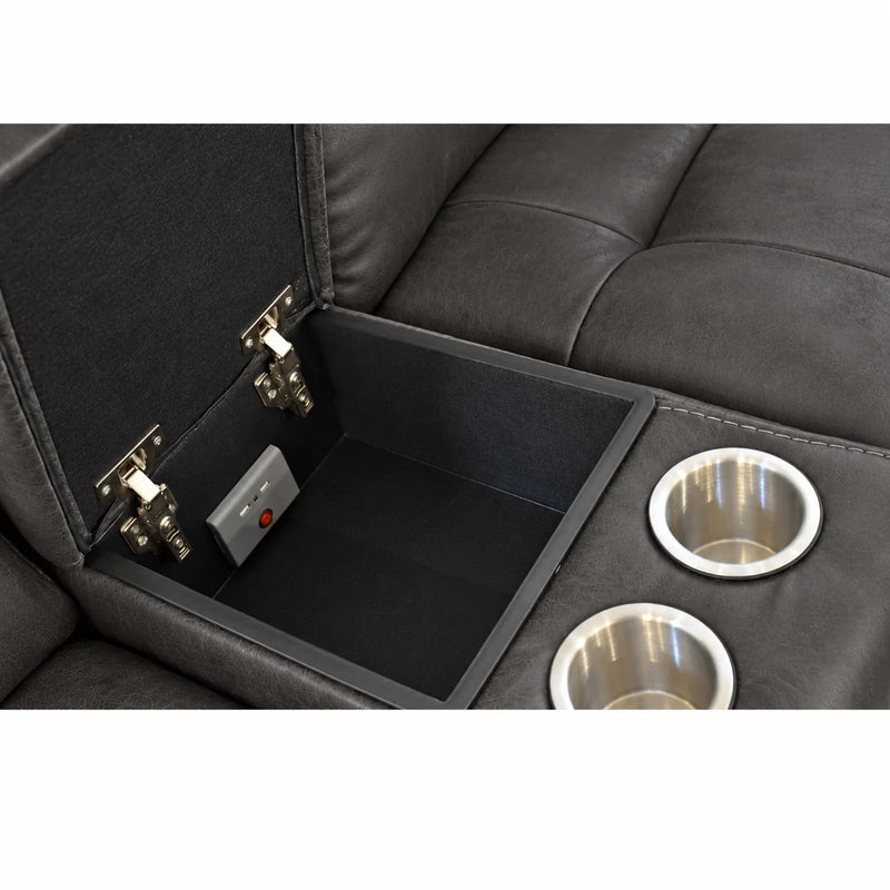 Buy the Cowboy Granite Reclining Sofa, get the Cowboy Granite Recliner FREE, and Get the Cowboy Granite Loveseat HALF OFF