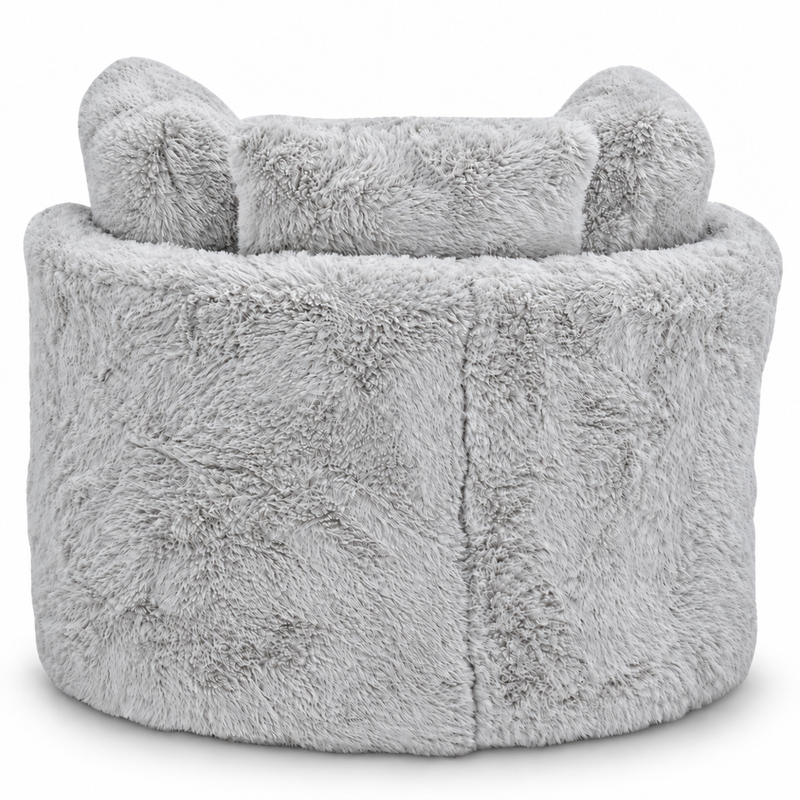 Yakety Yak Dove Fur Swivel Pod