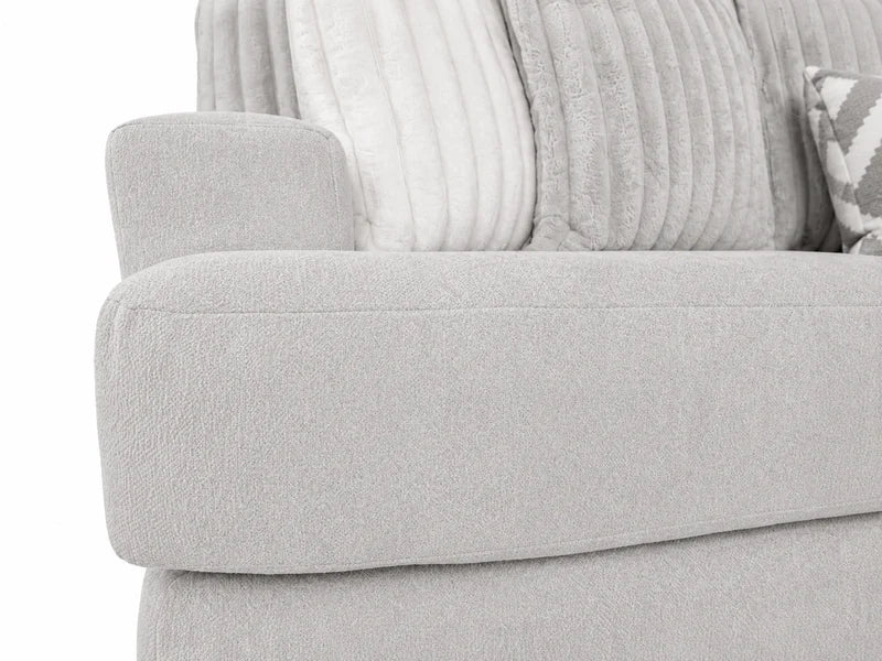 FREE Armless Chair & Ottoman with purchase of the Mondo Tweed 3 Pc Sectional