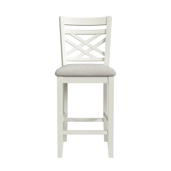 Brooks White 5 Piece Counter Set
