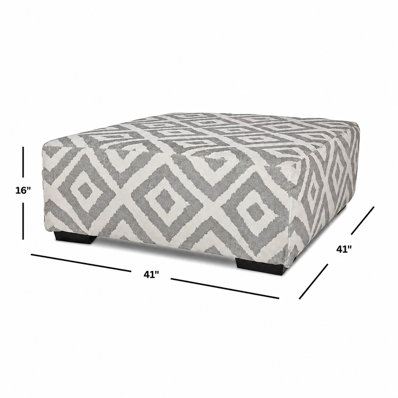 Mondo Tweed Ottoman