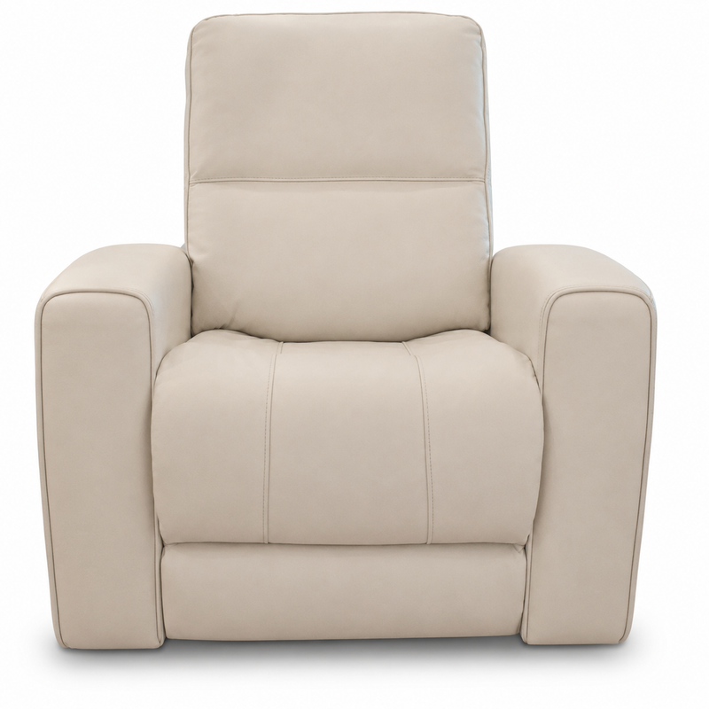 Austin Leather White Recliner