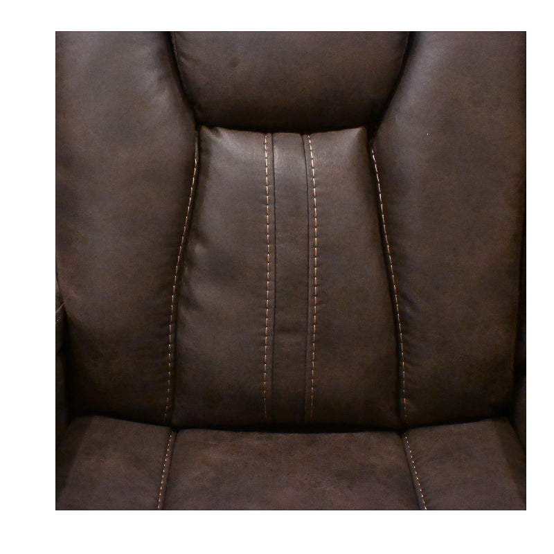 Cowboy Brown Sofa W/ Drop Down Table and Reading Light