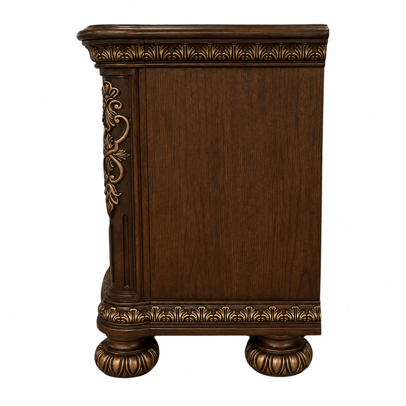 Lydia Nightstand w/ Full Extension Drawer Glider
