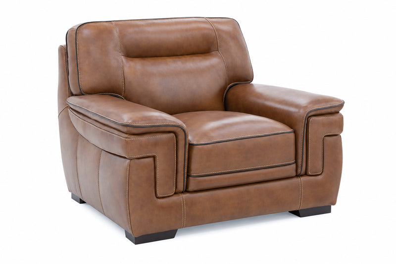 Venetian Honey Leather Chair