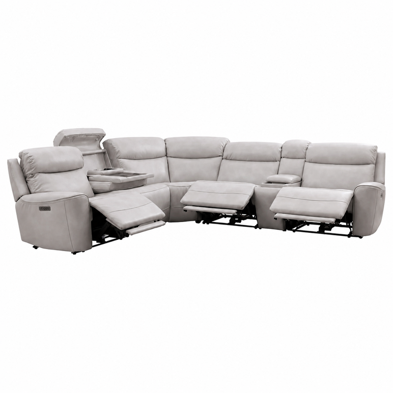 Bolero Fog Zero Gravity 6PC Power Reclining Sectional