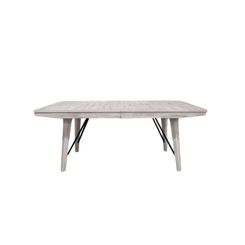 Rogen Rustic Dining Table, Bench, and Six Chairs