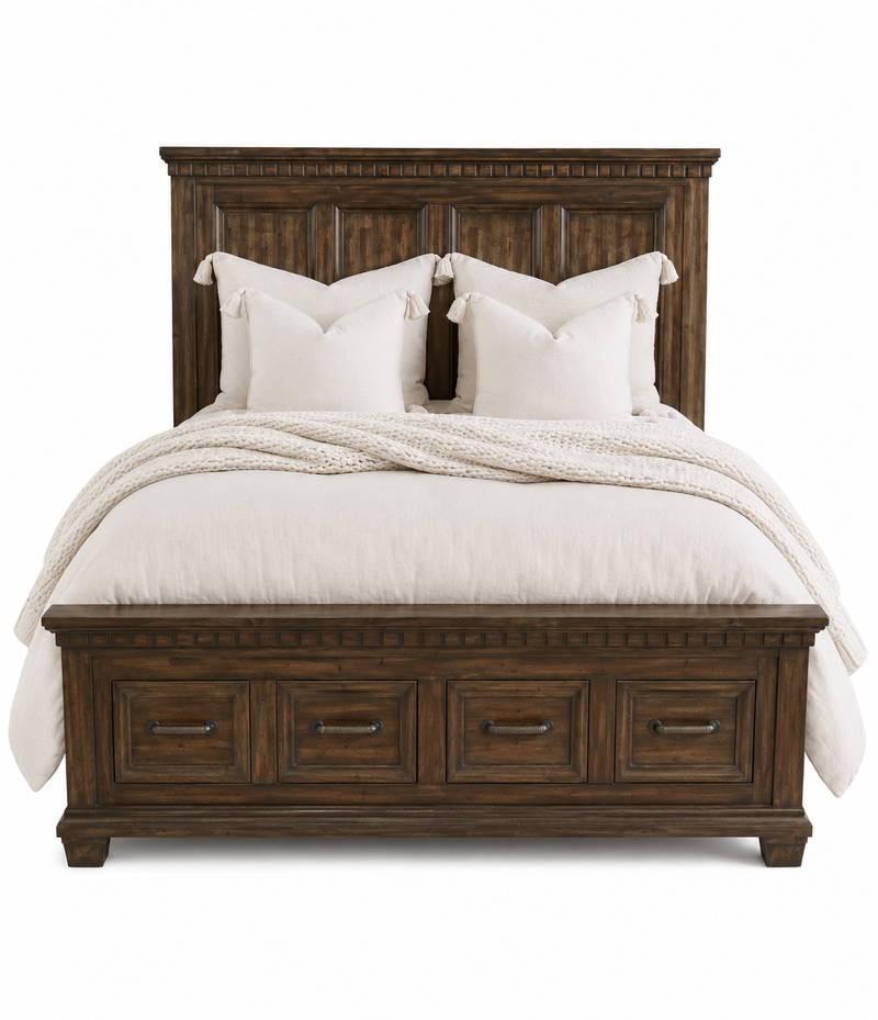 McCoy Charcoal Queen Storage Bed