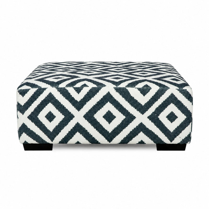 Mondo Gunmetal Ottoman