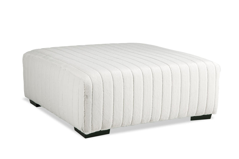 Dylan Cream Ottoman