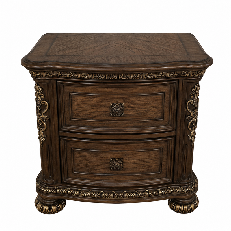 Lydia Nightstand w/ Full Extension Drawer Glider